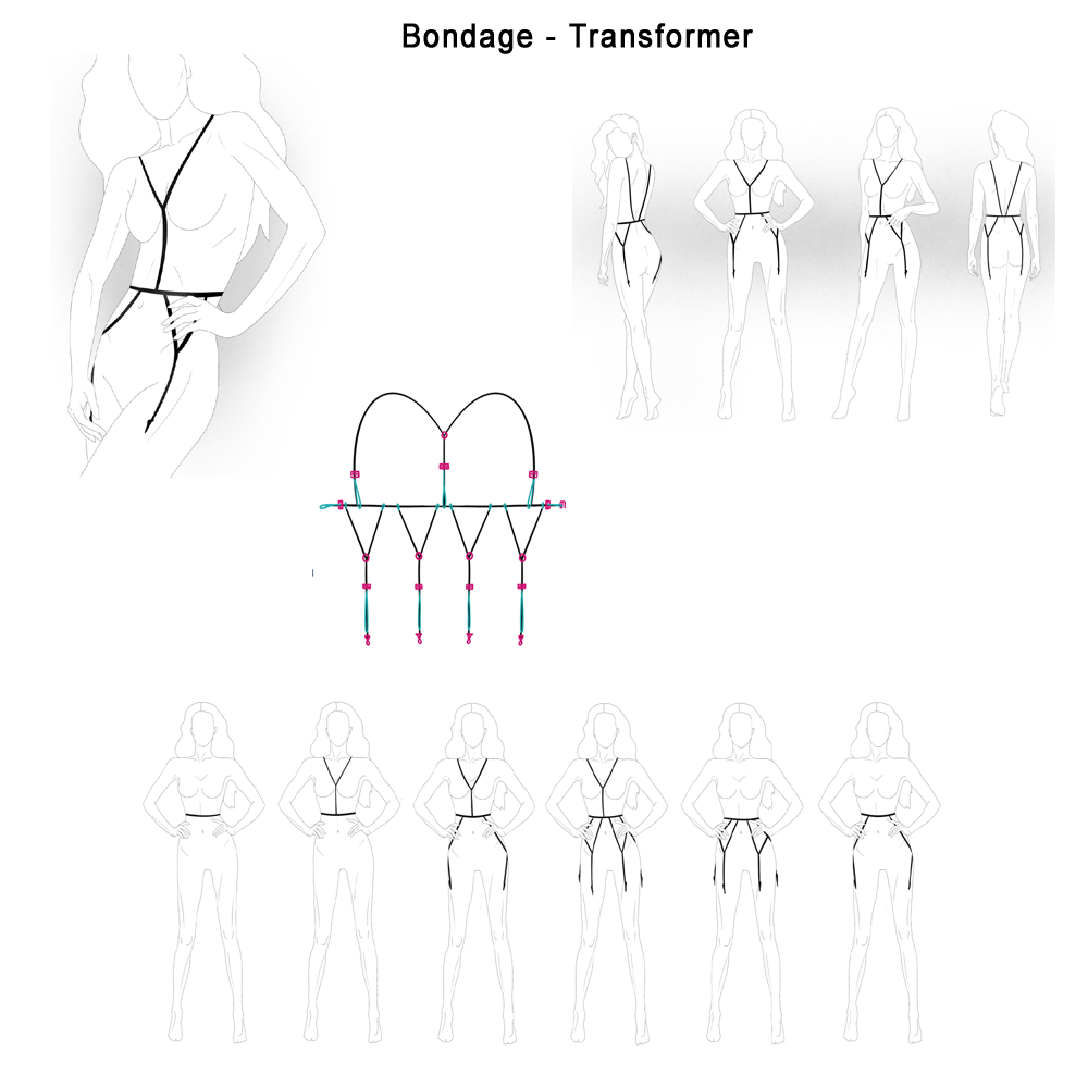 A4 - Accessoire: Bondage-Transformer von Orietta Orelli