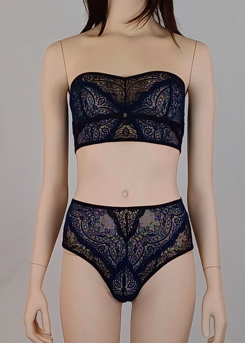 M7 - Model Set: Slip mit hoher Taille + Bustier-Top von Orietta Orelli